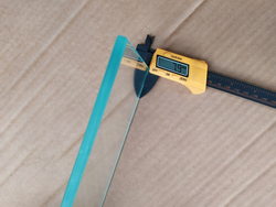 Скло для дверей піца печі Cuppone, Zanussi, ITALFORNI 330x120x8мм