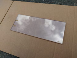 Скло дверей для піци печі Fimar, GAM, GGF. 250x100x5мм