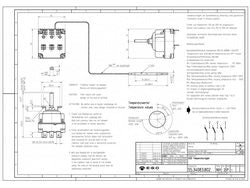 Термостат EGO 5534083802 55.34083.802 для піци печі GAM, Pizza Group 50-450°C