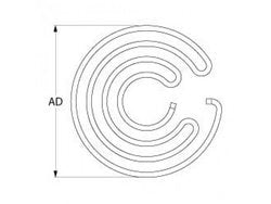 Тіна для піци преса Cuppone P30, PFZ30 серії 1600Вт, 230В
