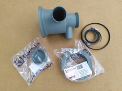 Зливне коліно дренажне для посудомийної машини Electrolux, Zanussi LS6, LS8, WT50 серії