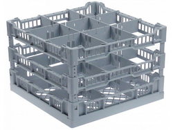 Кассета 396х396мм корзина стаканов, бокалов для стаканомоечной машины Aristarco, Dihr