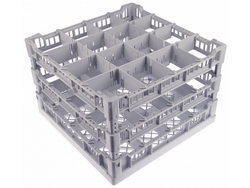 Кассета 396х396мм корзина стаканов, бокалов для стаканомоечной машины
