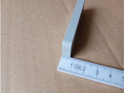 Магніт дверей для посудомийної машини Electrolux, GAM, Krupps, Compack 63x19x7мм