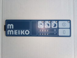 Мембрана наклейка клавіатура, панель для посудомийної машини Meiko DV120, DV160, FV130 серії