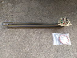 Тен бака, ванни для посудомиючої машини Meiko 11000Вт, 230В, фланець 57,5мм зігнут.