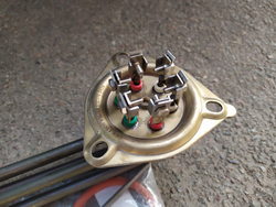 Тен бака, ванни для посудомиючої машини Meiko 11000Вт, 230В, фланець 57,5мм зігнут.