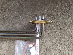 Тен бака, ванни для посудомиючої машини Meiko 11000Вт, 230В, фланець 57,5мм зігнут.