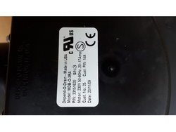 Клапан зливу для пральної машини Grandimpianti, Polimatic, Primus 371336 MDB-O-3RA D=75/75мм