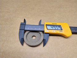 Камінь заточувальний (дрібнозернистий) для слайсера Berkel, Bizerba, Italiana Macchi 697581 D=50/10x10mm