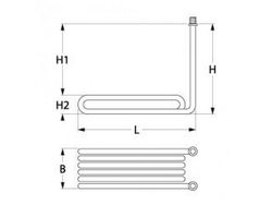 Тін для фритюрниці Electrolux, Tecnoinox, Zanussi 415291 2000W 230V