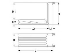 Тін для фритюрниці Haka 415627 3500W 400V
