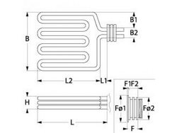 Тін для фритюрниці Mareno, Olis, Silko 420113 12000W 230V