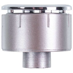 Набір універсальних ручок регулювання для духовки (4 шт.) D=34mm Н=30mm (високий адаптер) сріблястий