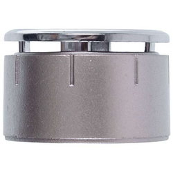 Набір універсальних ручок регулювання духовки (4 шт.) D=34mm Н=23mm (короткий адаптер) сріблястий