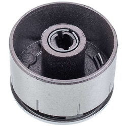 Набір універсальних ручок регулювання духовки (4 шт.) D=34mm Н=23mm (короткий адаптер) сріблястий