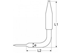 Щуп, ігла, термокерн для шокової заморозки COLDLINE, Apach, Tecnodom тип PTC 1кОм