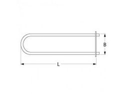 Тін нагрівач для Mareno 1000Вт, 230В, фланець 100х22мм