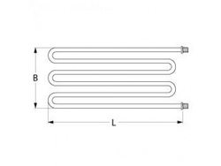 Тен універсальний нагрівач для Morice 1950Вт, 230В, фланець M12x1