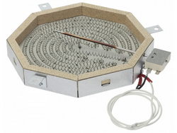 Конфорка восьмикутна радіальна ø230мм 2400Вт A.D 100.154 для Krefft, Mareno