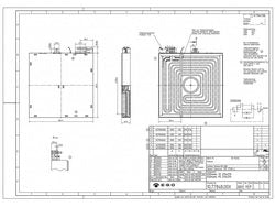 Конфорка квадратная радиальная 300x300мм 3500Вт EGO 10.77848.008 для Küppersbusch