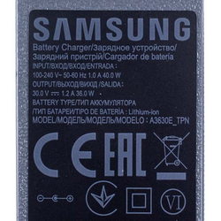 Адаптер для акумуляторного пилососа Samsung DJ44-00013H 100-240V 36W 1.2A