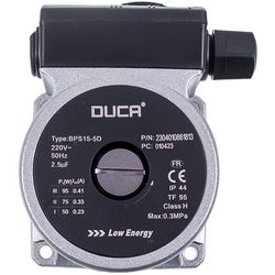 Насос циркуляційний Duca BPS 15-5D (30) 95 Вт (зворотне обертання) для газового котла