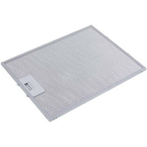 Фільтр жировий (метал.) для витяжки 370x350x8mm (під защіпки, універсальний)