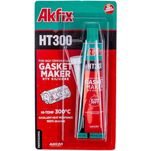 Герметик силіконовий Akfix HT300 50g (термостійкий) червоний