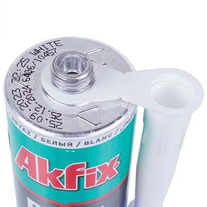 Герметик поліуретановий Akfix P635 310ml (універсальний) білий