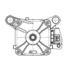 Двигун для пральної машини автомат AEG 140214509014 195V