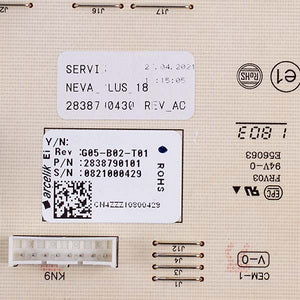 Модуль керування для стиральної машини Beko 2838790220