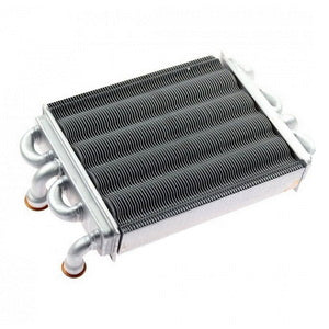 Теплообмінник бітермічний для газового котла Fondital Antea, Nova Florida Delfis 24 кВт 6SCAMBIT01