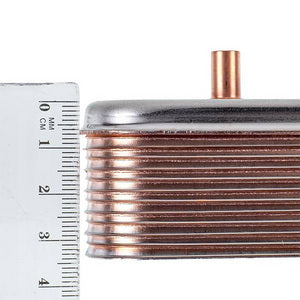 Теплообмінник пластинчастий ГВП Zilmet (12 пластин) для газового котла Baxi/Westen 17B2071200