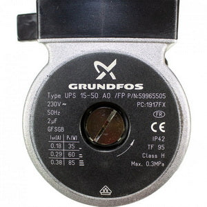 Насос циркуляційний у зборі Grundfos UPS 15-50 85 Вт для газового котла Ferroli Domina, Domitop 30 кВт 39810850