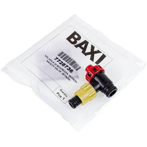 Запобіжний клапан 3 бар для газового котла Baxi Duo-Tec, Fourtech, Main Four/5, Westen Pulsar D 7728736