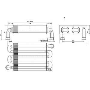 Теплообмінник первинний для газового котла Protherm Ягуар, Рись 11, 24 кВт (з 2014 р.) 0020120231