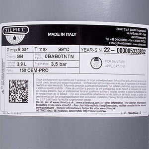 Розширювальний бак ГВП Zilmet 4 л 1/2&amp;apos&amp;apos для газового котла Protherm Ведмідь 20KLZ16/17 0020056464