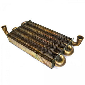 Теплообмінник первинний (92 ламелі) для газового котла Vaillant TEC plus/pro 24 кВт, Protherm Panther, Gepard 0020019994