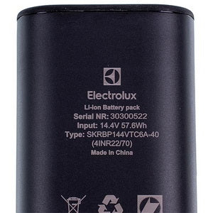 Акумулятор для акумуляторного пилососа Electrolux 900923609 14.4V Li-ion 4.0Ah ZE167