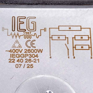 Конфорка квадратна IEG IEGGP304 220x220mm 2600W 400V (чавунна)