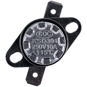 Термостат перегріву, датчик тяги 115°C 10 A 250 В KSD301 для газової колонки, котла
