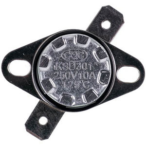 Термостат перегріву, датчик тяги 125°C 10 A 250 В KSD301 для газової колонки, котла