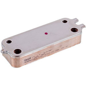 Теплообмінник пластинчастий ГВП Swep (12 пластин) для газового котла Buderus Logamax U072, Bosch Gas 2000/6000 WBN 87186446230