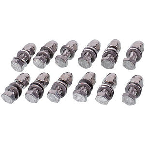 Комплект кріплень для опор/фланців барабана з нержавіючої сталі (12 шт., M8x25) Bosch