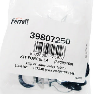 Кліпса теплообмінника D=18 мм для газового котла Ferroli Fortuna (H), Diva (H), Vitabel, LEB 39807250