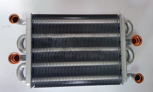 Теплообмінник бітермічний Valmex для газового котла Fondital Antea, Nova Florida Delfis 24 кВт (турбо) 6SCAMBIT00