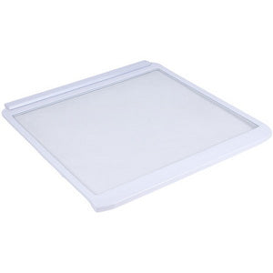 Полиця над ящиком для овочів до холодильника Samsung DA97-12318A 450x440mm (скло з обрамленням)