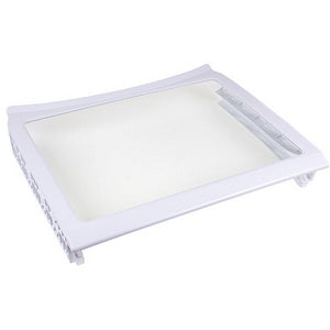 Полиця нижня для холодильника Samsung DA97-06440B 470x395mm (скляна з обрамленням)