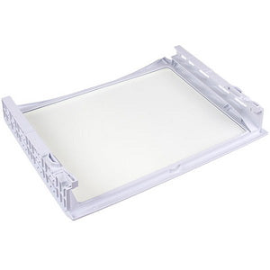 Полиця нижня для холодильника Samsung DA97-06440B 470x395mm (скляна з обрамленням)